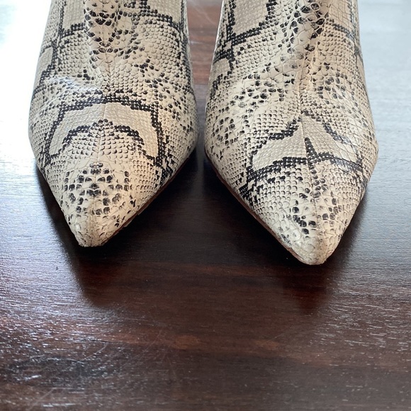Raye Snakeskin Print Boots - Picture 4 of 9